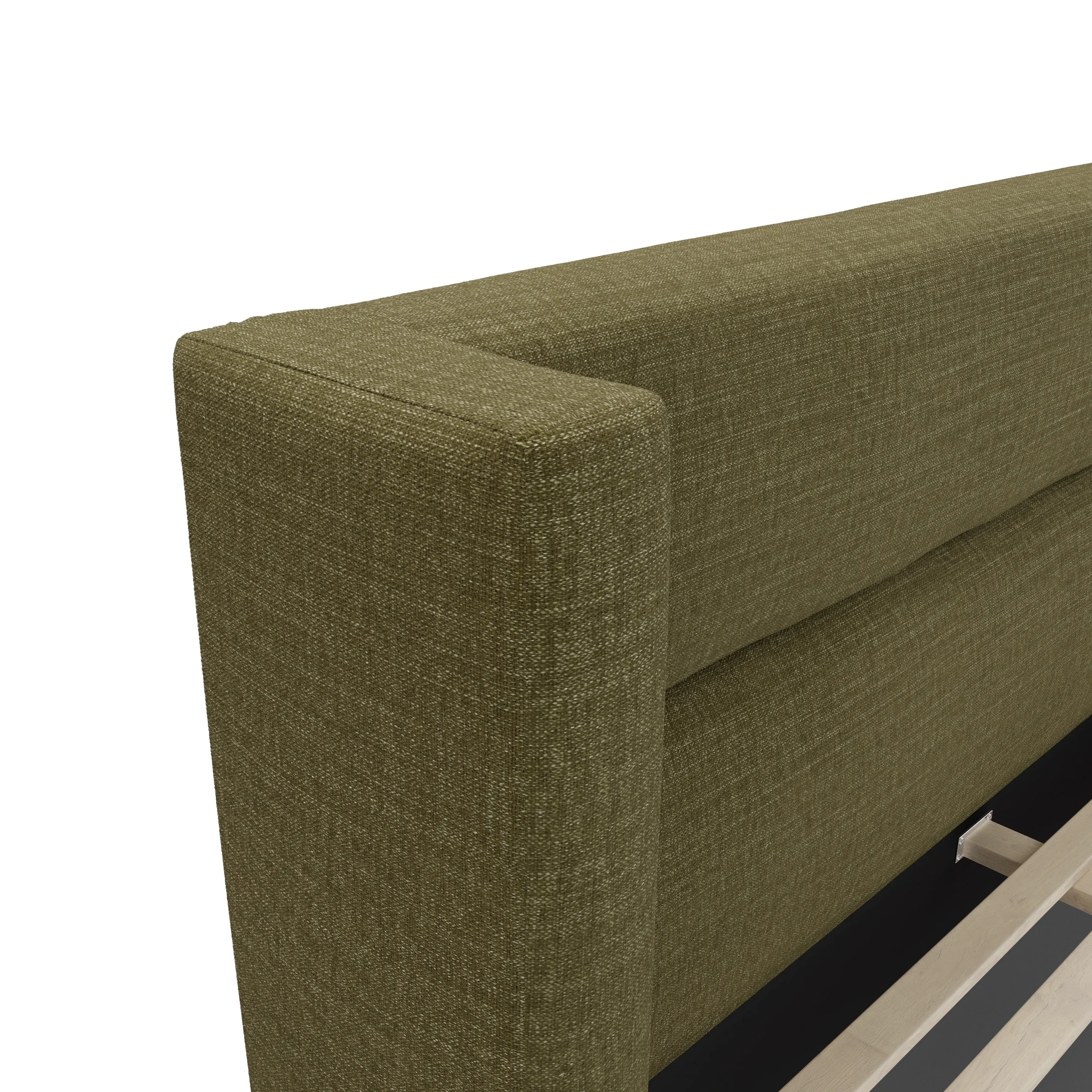 Calabri Queen Upholstered Bed - Napa Moss - Image 6