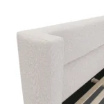 Calabri Queen Upholstered Bed - Napa White