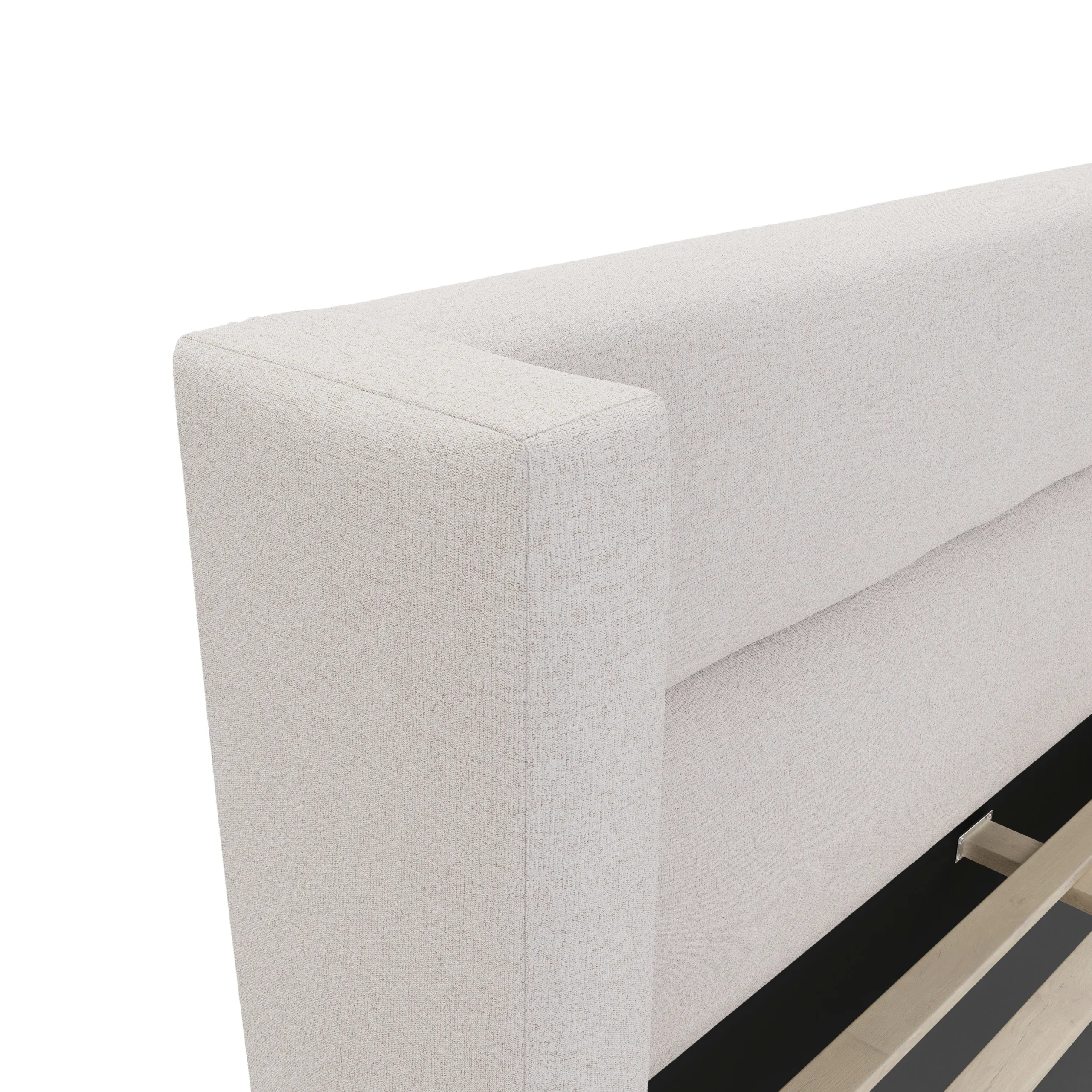 Calabri Queen Upholstered Bed - Napa White - Image 5
