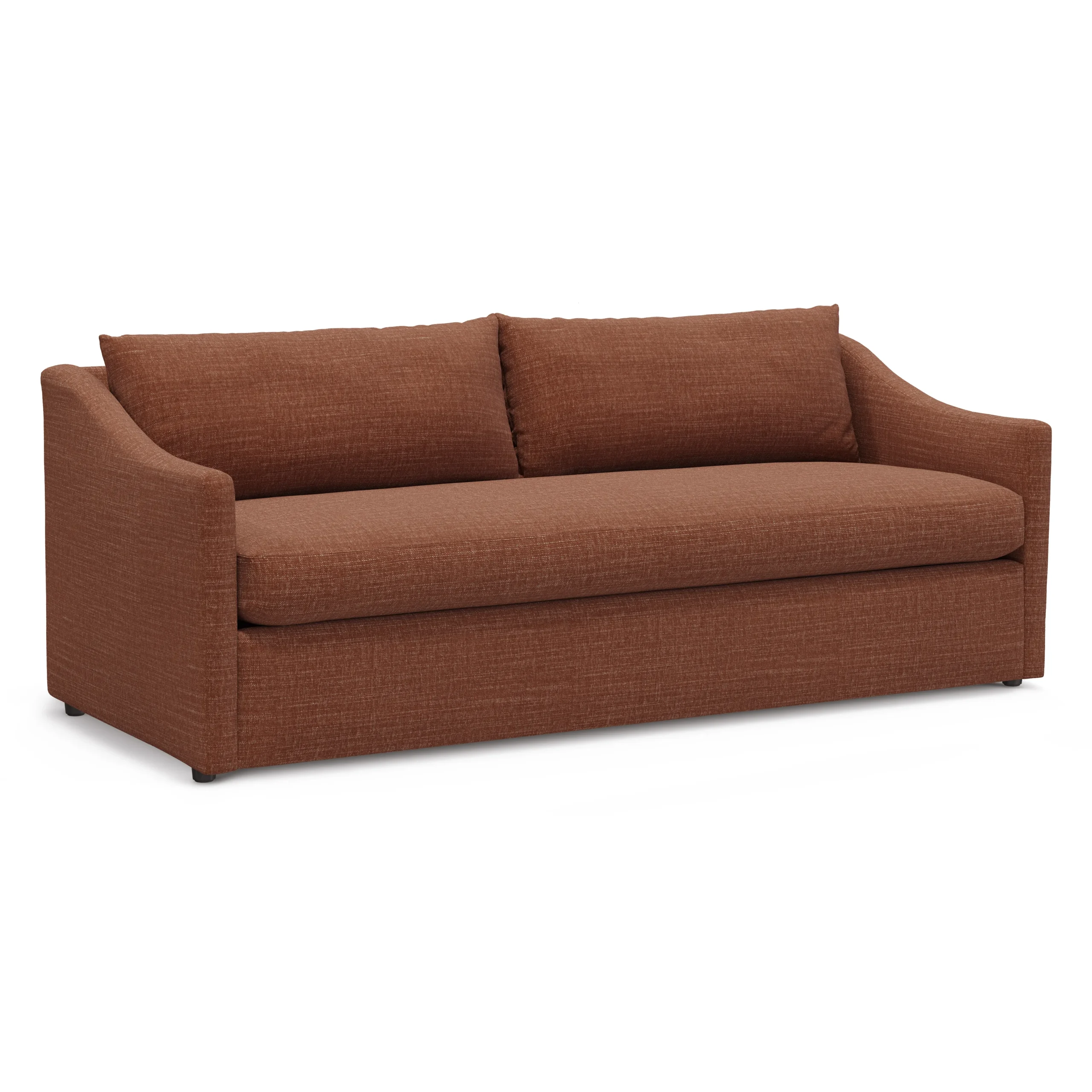 Landry 84.5_ Sofa Bed - Napa Rust - Image 3