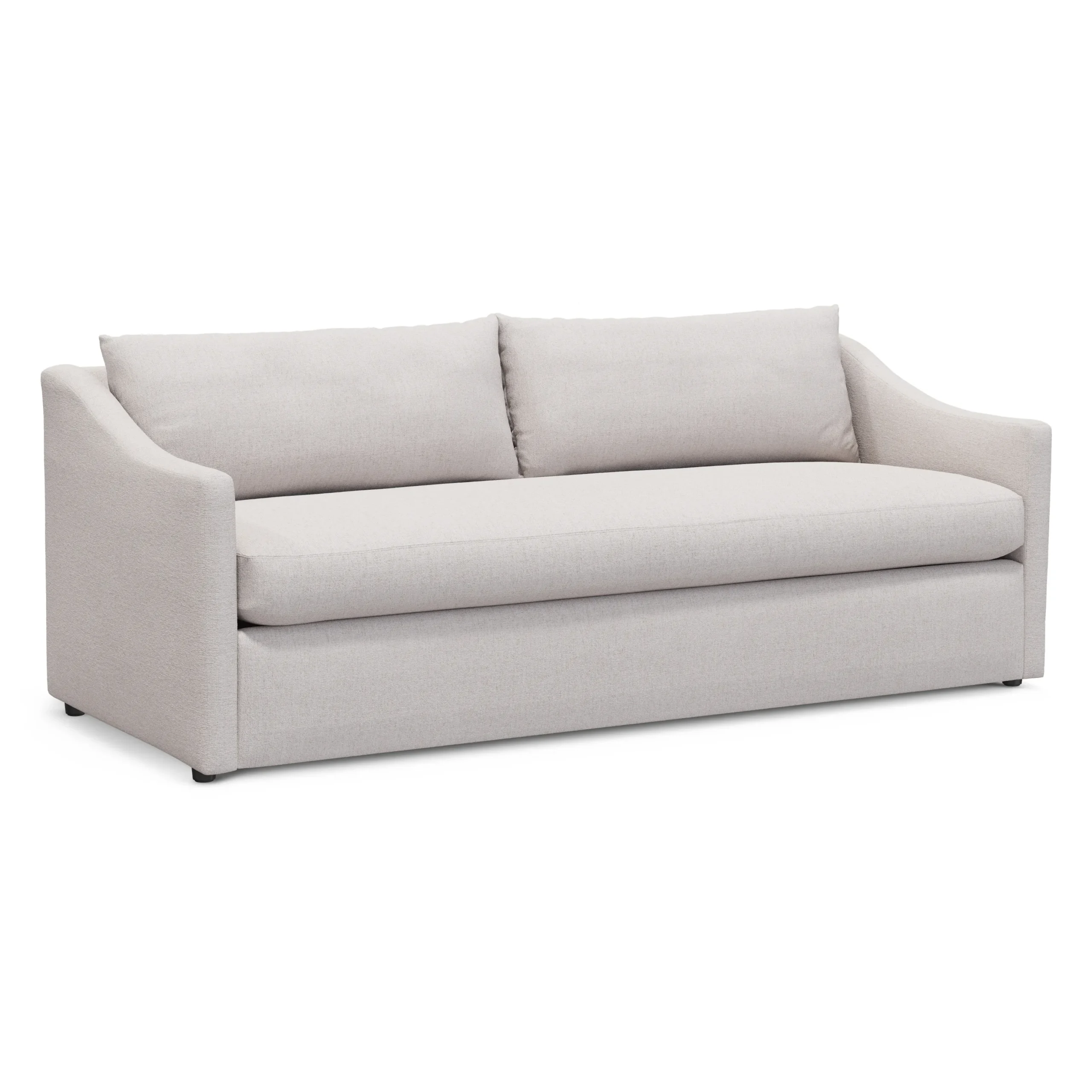 Landry 84.5_ Sofa Bed - Napa White - Image 3