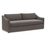 Landry 84.5_ Velvet Sofa Bed - Hale Warm Gray