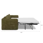 Leigh 86_ Sofa Bed - Napa Moss