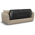 Leigh 86_ Sofa Bed - Silver Taupe