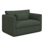 Marina 57_ Sleeper Chair - Green Wool Bouclé