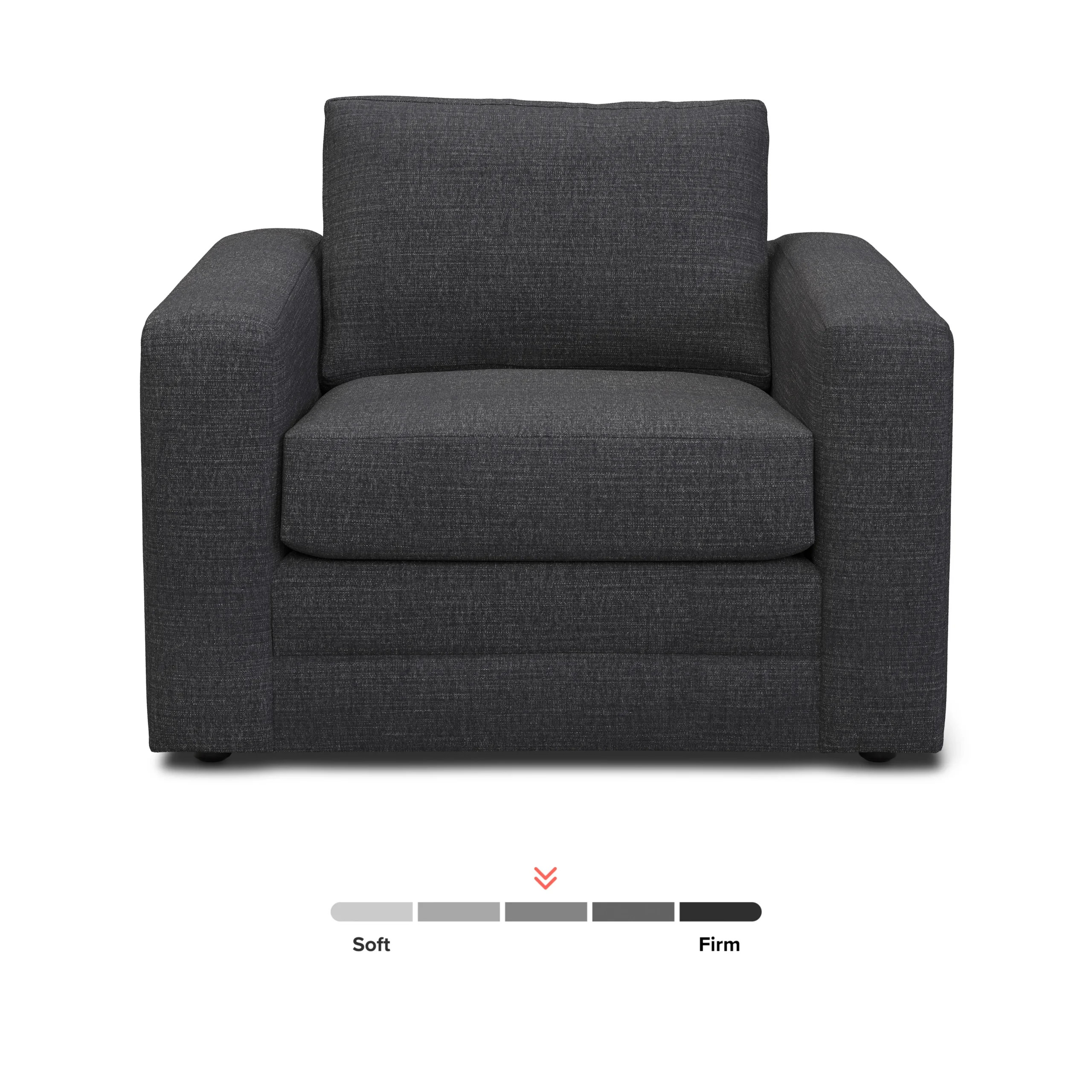 Riley 42_ Lounge Chair - Napa Charcoal - Image 9