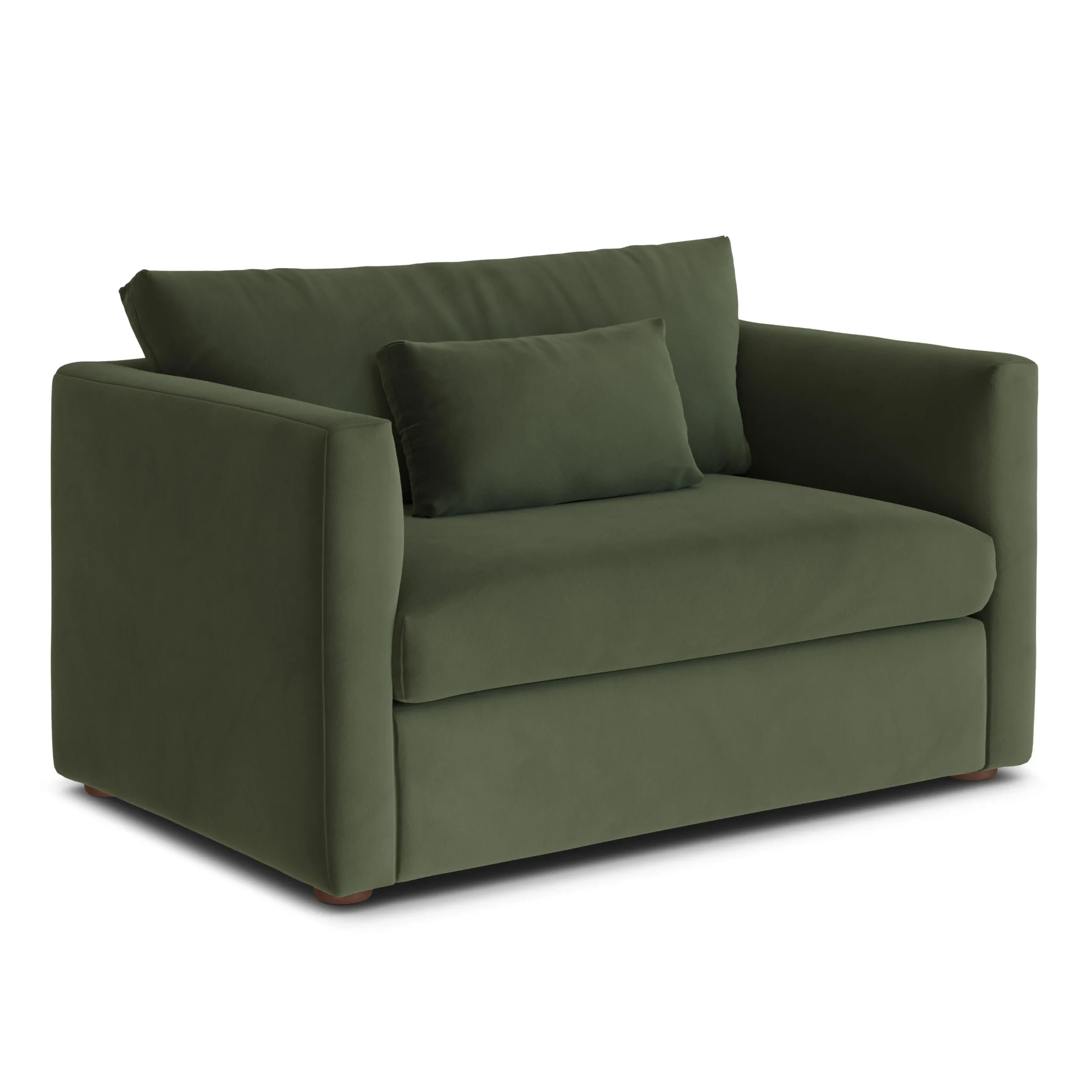 Marina 57_ Velvet Sleeper Chair - Hale Fir Green - Image 6