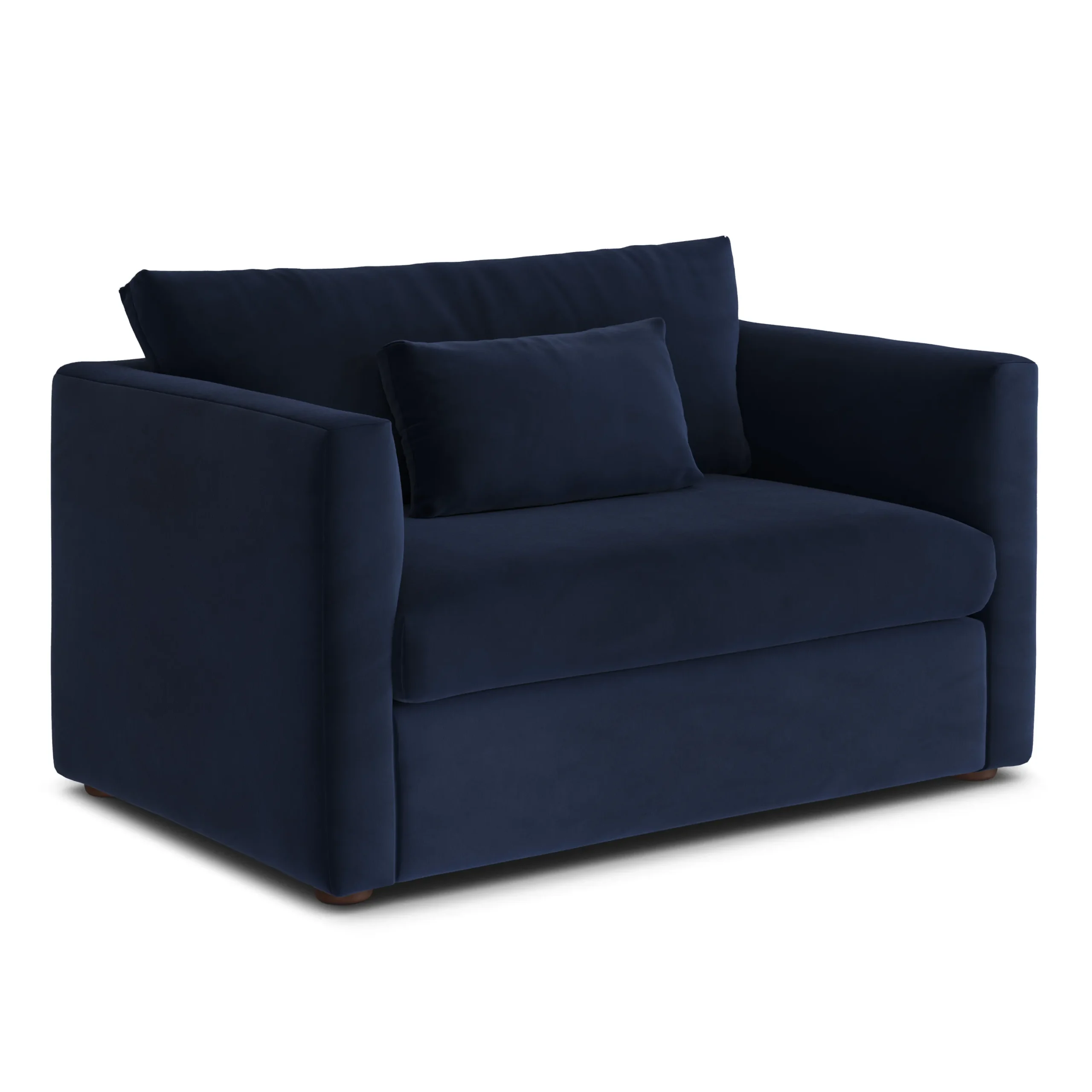 Marina 57_ Velvet Sleeper Chair - Hale Ink - Image 3