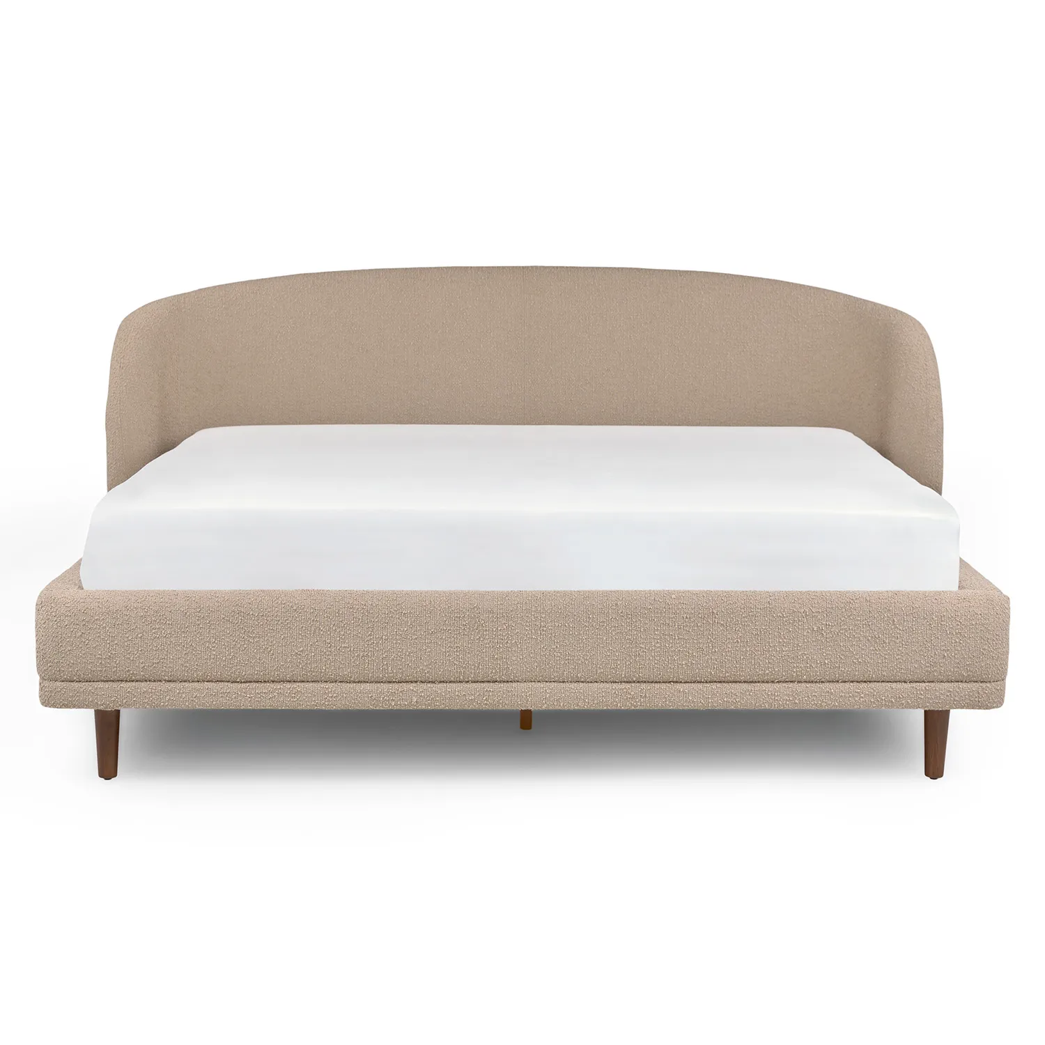 Kayra King Upholstered Bed - Lunaria Sandstone Bouclé - Image 6