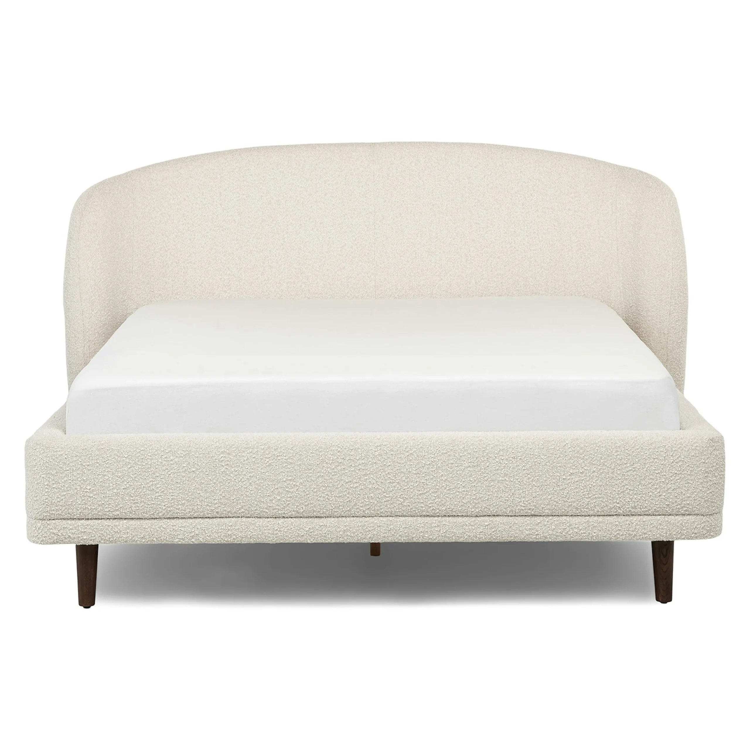 Kayra Queen Upholstered Bed - Ivory Bouclé - Image 6