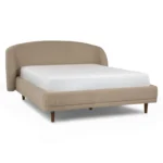 Kayra Queen Upholstered Bed - Lunaria Sandstone Bouclé