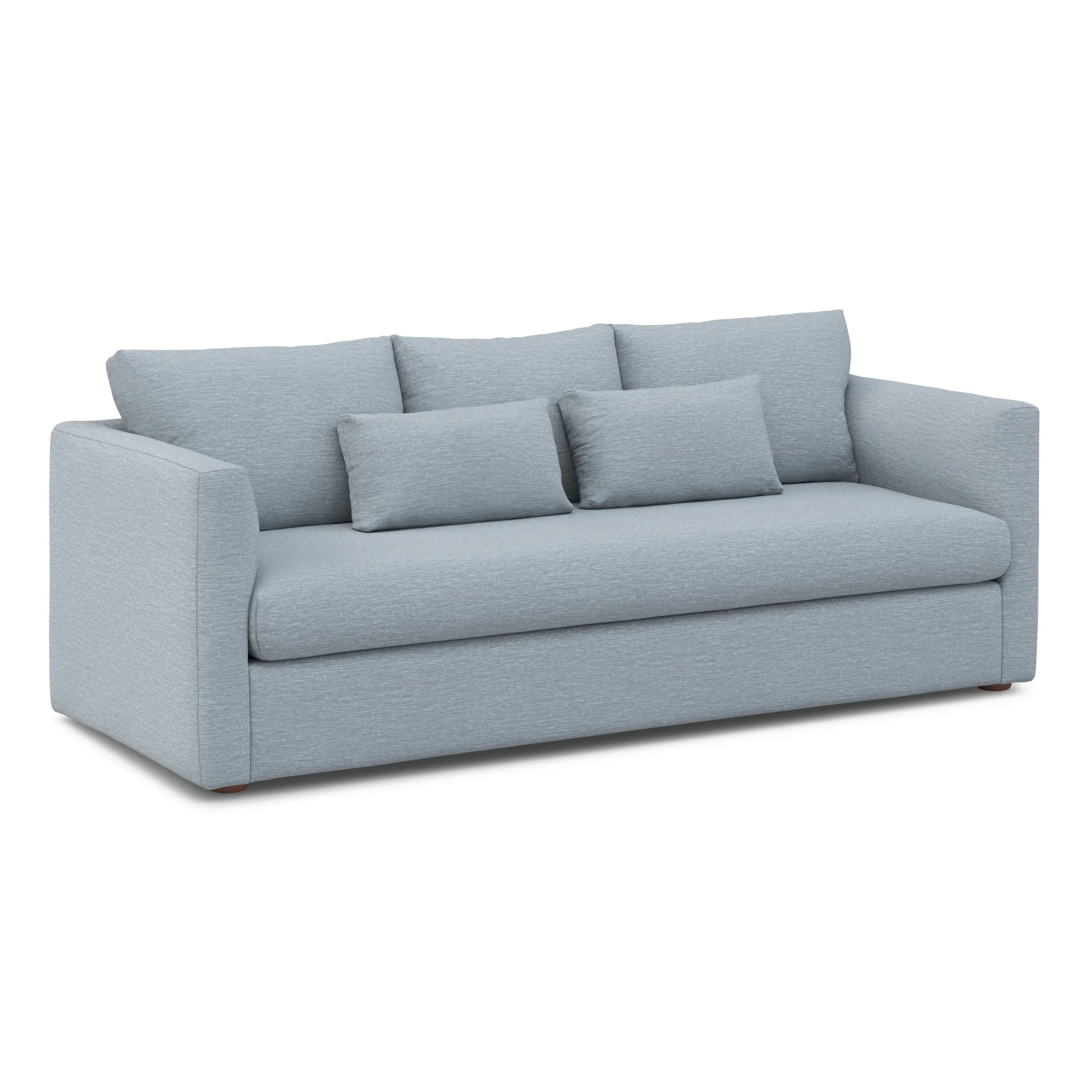 Marina 90_ Sofa Bed - Silver Light Blue - Image 3