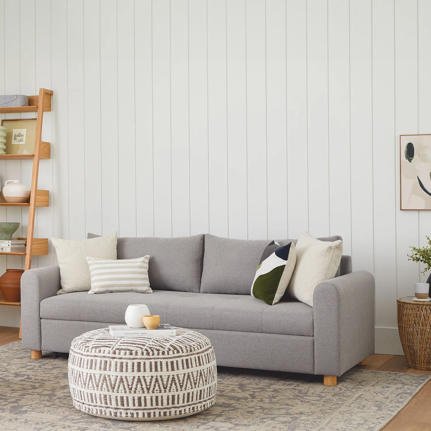 Nordby 87_ Sofa Bed - Pep Gray - Image 3