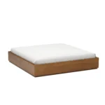 Leif King Platform Storage Bed - Smoked Oak