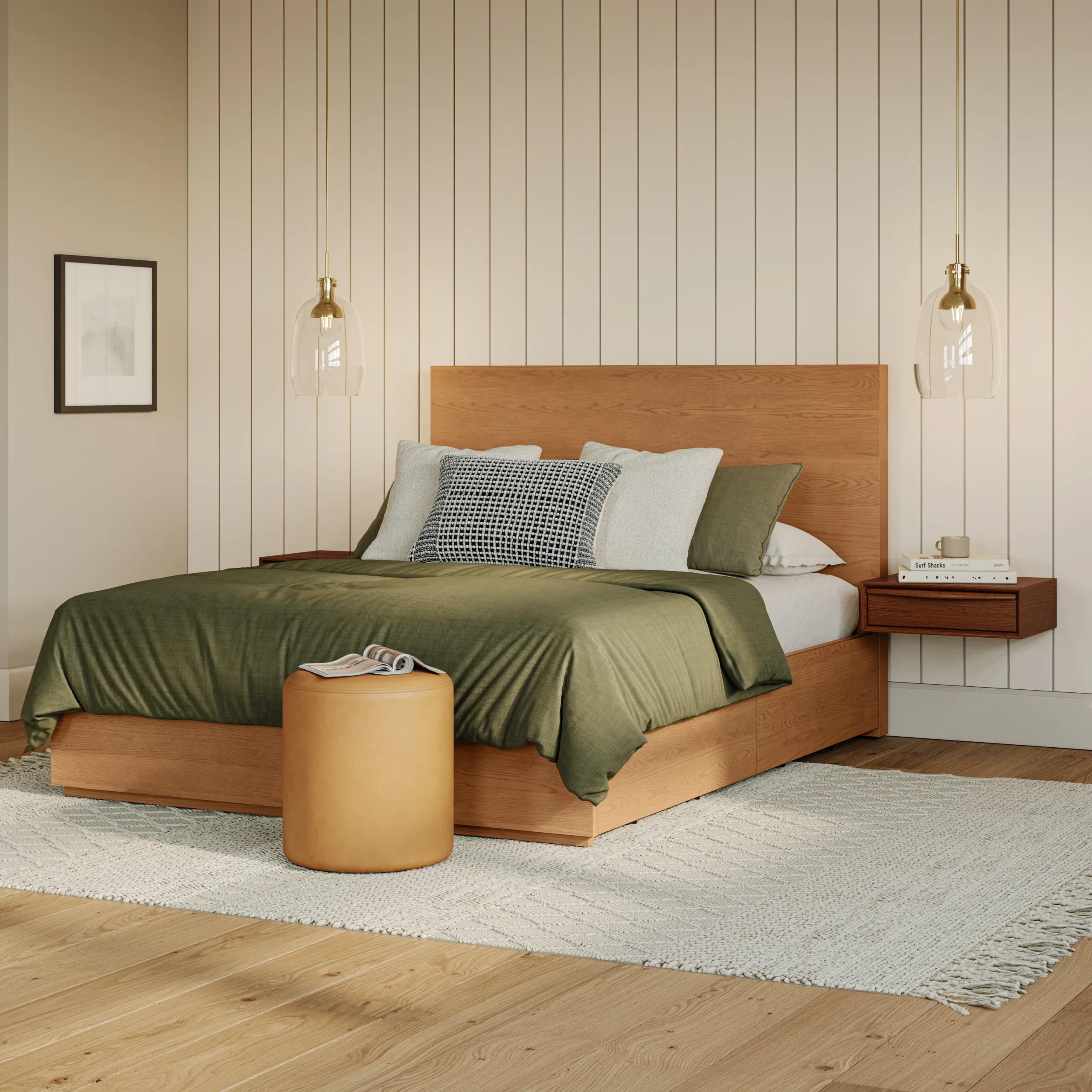 Leif Queen Storage Bed - Smoked Oak - Image 11