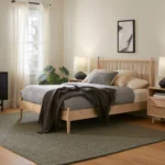 Lenia Full Bed - White Oak