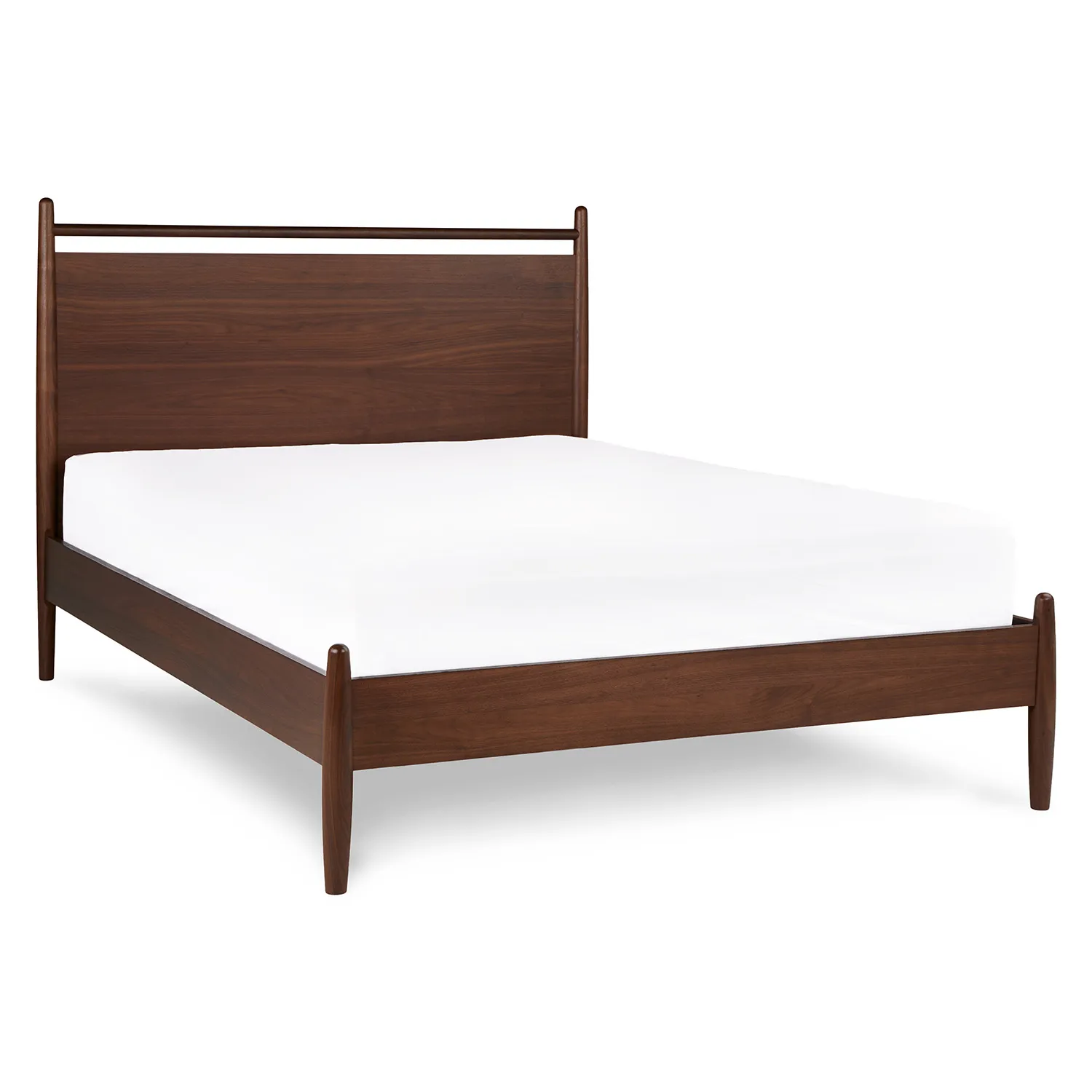 Lenia Full Panel Bed - Walnut - Image 11