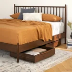 Lenia King Bed - Walnut