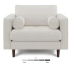 Sven 42_ Tufted Lounge Chair - Biscuit Cream