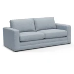 Riley 84_ Sofa Bed - Silver Light Blue