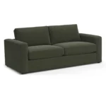 Riley 84_ Velvet Sofa Bed - Hale Fir Green