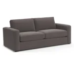 Riley 84_ Velvet Sofa Bed - Hale Warm Gray