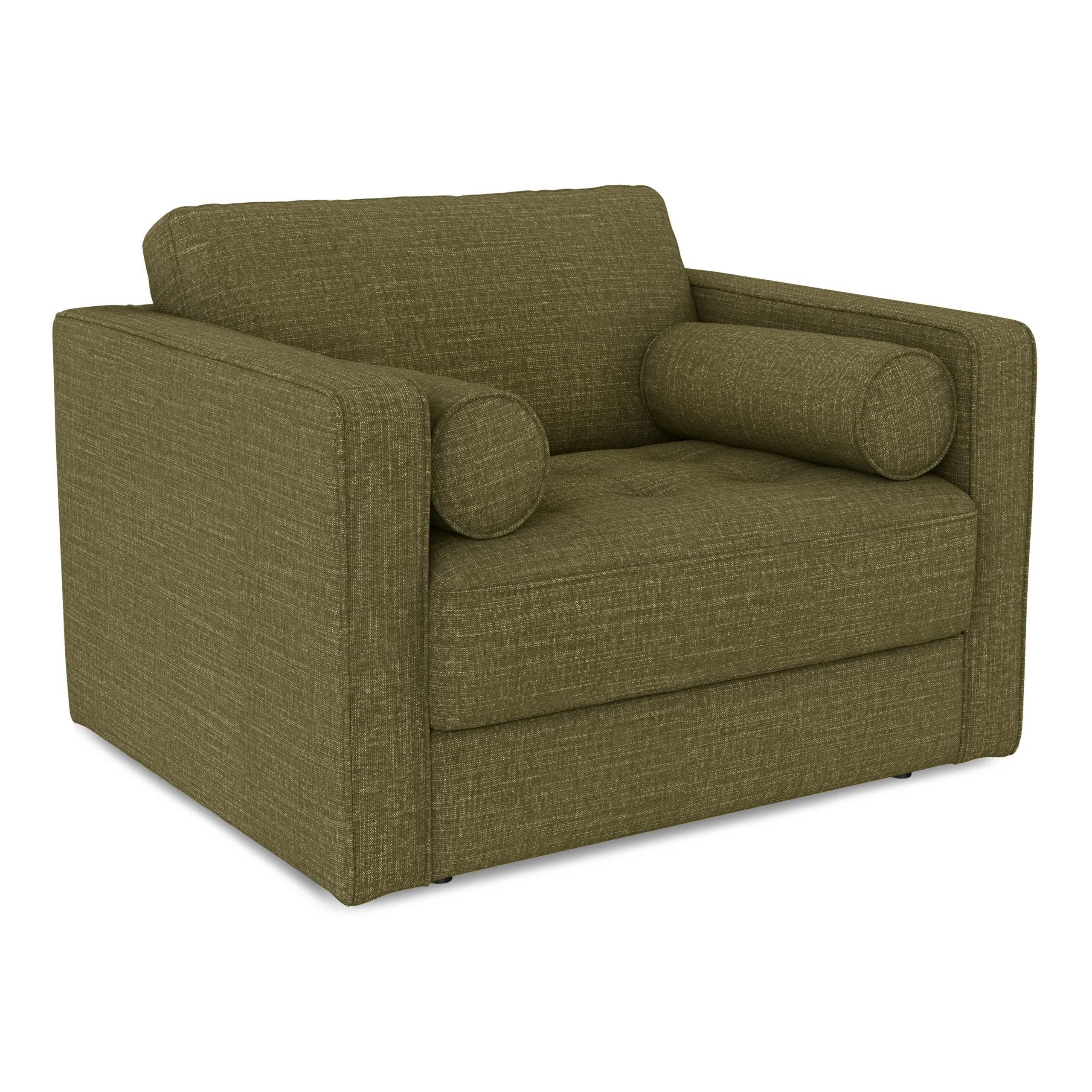 Sven 45.5_ Tufted Sleeper Chair - Napa Moss - Image 3