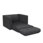 Sven 45.5_ Tufted Sleeper Chair - Napa Charcoal