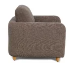 Vati 37_ Lounge Chair - Honey Oak and Buckler Brown