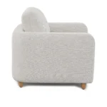 Vati 37_ Lounge Chair - Natural Oak and Buckler Ivory
