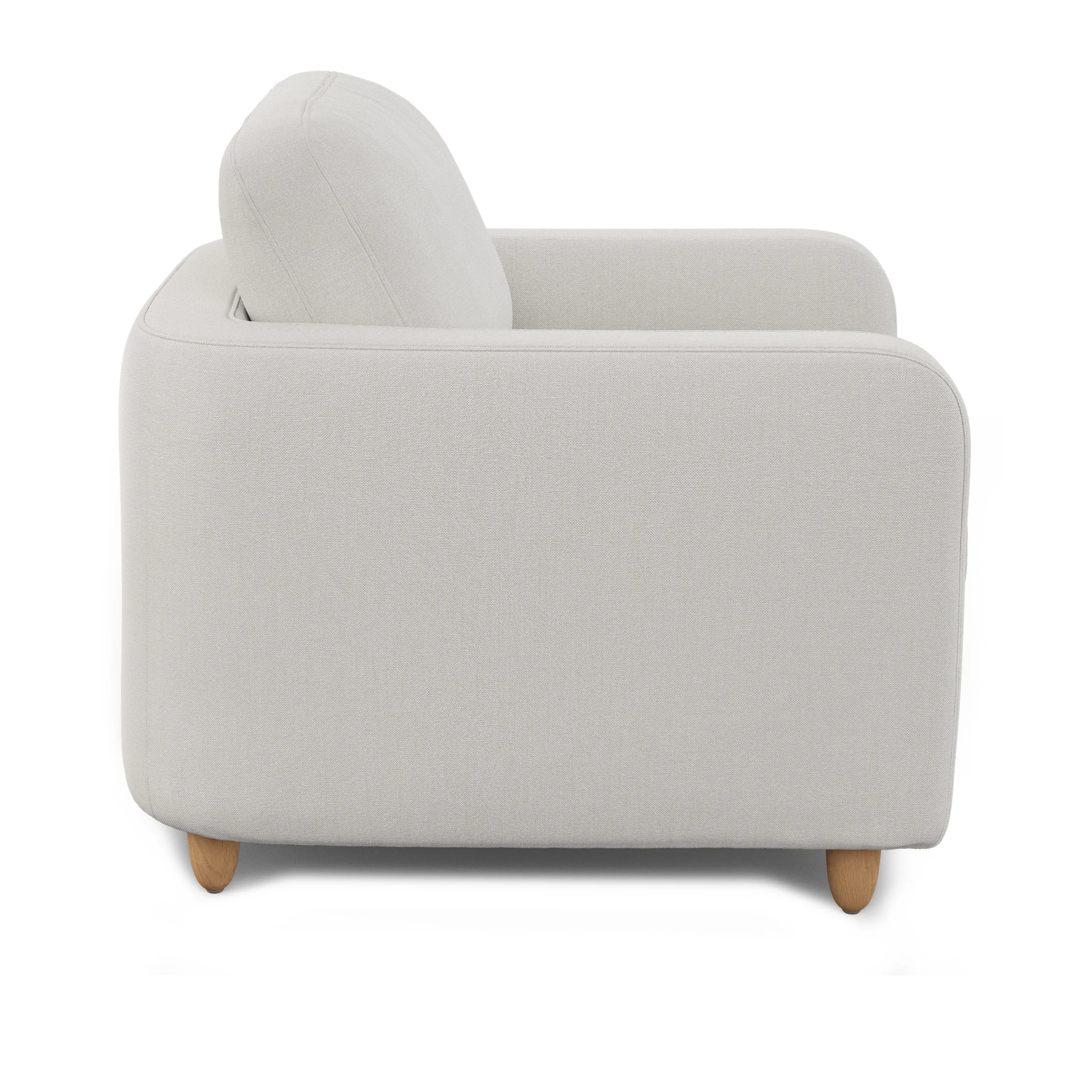 Vati 37_ Lounge Chair - Natural Oak and Buckler Ivory - Image 8