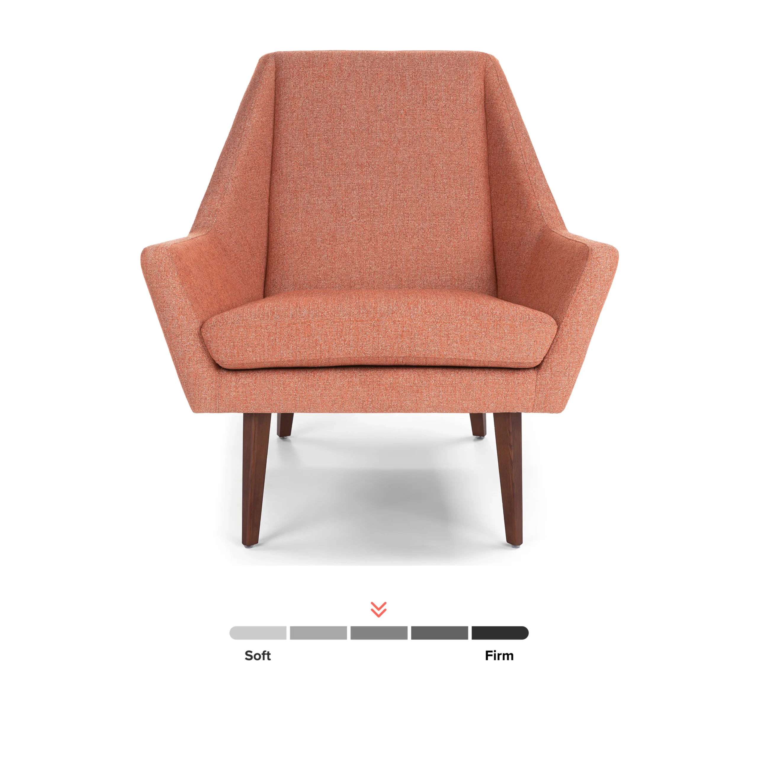 Angle 33_ Lounge Chair - Rosehip Orange - Image 11