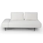 Divan 76_ Left Chaise Lounge - Quartz White