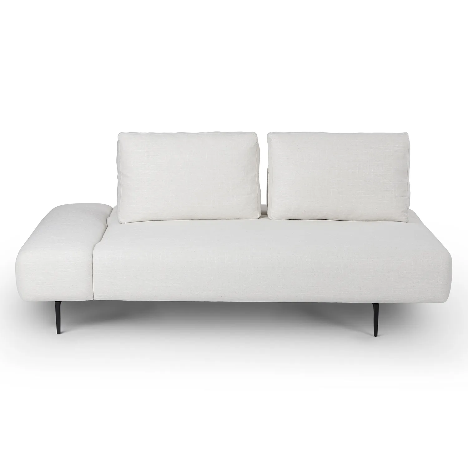 Divan 76_ Left Chaise Lounge - Quartz White - Image 10