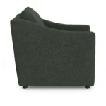 Landry 32.25_ Lounge Chair - Green Wool Bouclé