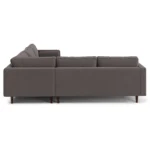 Sven 107_ Tufted Velvet Corner Sectional - Hale Warm Gray