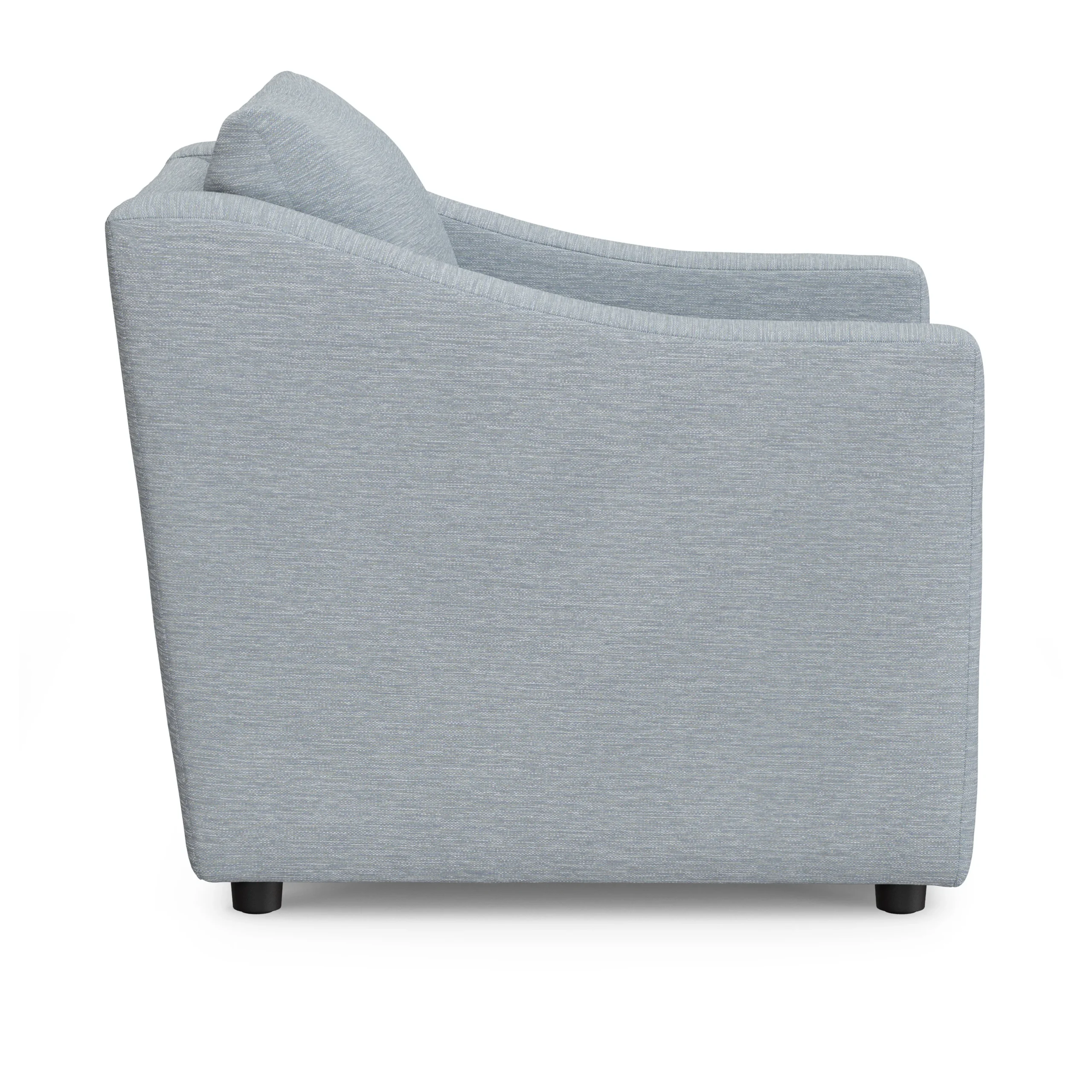 Landry 32.25_ Lounge Chair - Silver Light Blue - Image 10