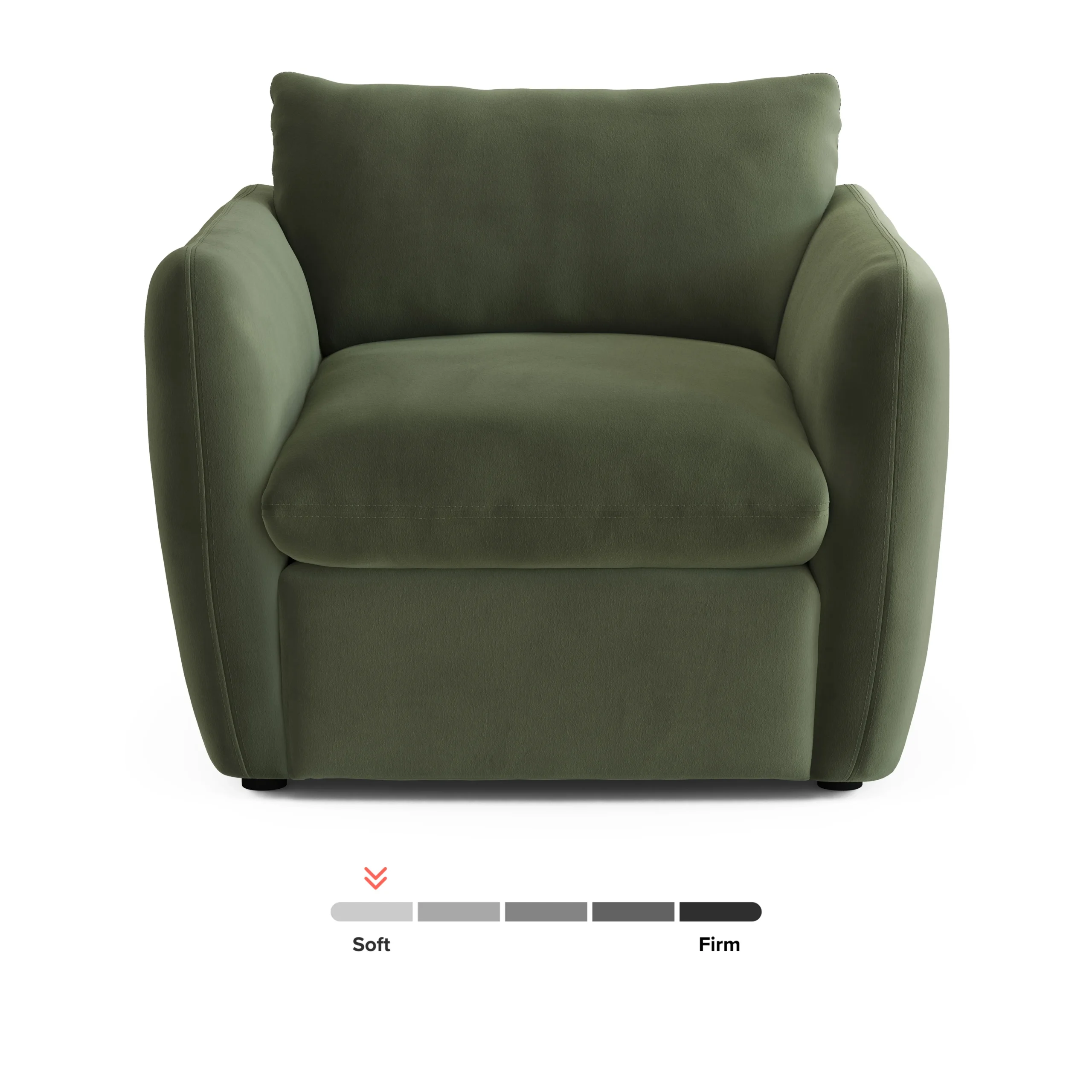 Leigh 42_ Velvet Lounge Chair - Hale Fir Green - Image 10