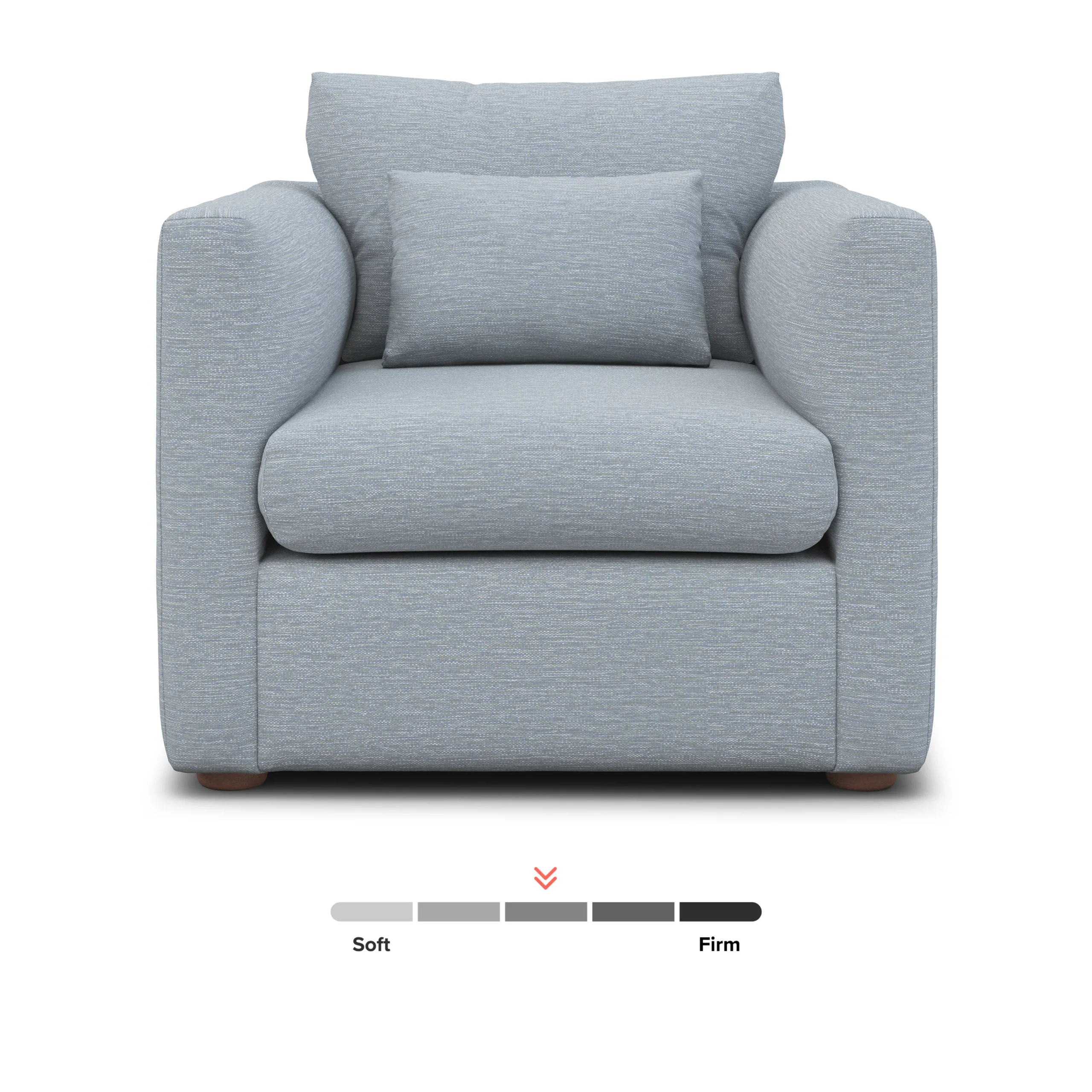 Marina 38_ Lounge Chair - Silver Light Blue - Image 8