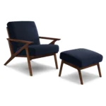 Otio 26_ Velvet Lounge Set - Walnut and Hale Ink