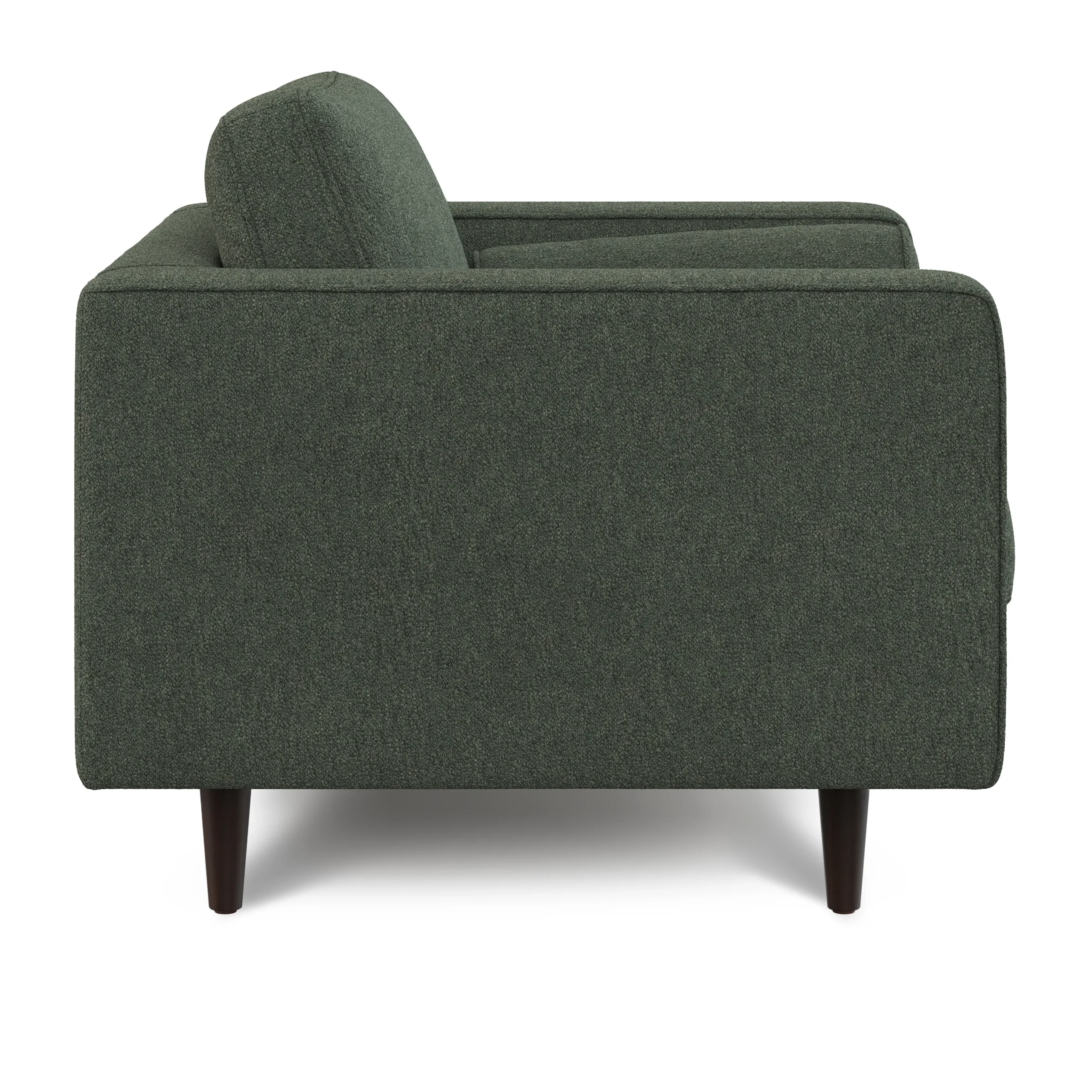 Sven 42_ Tufted Lounge Chair - Green Wool Bouclé - Image 10