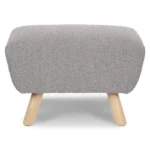 Gabriola 23_ Ottoman - Dover Gray Bouclé