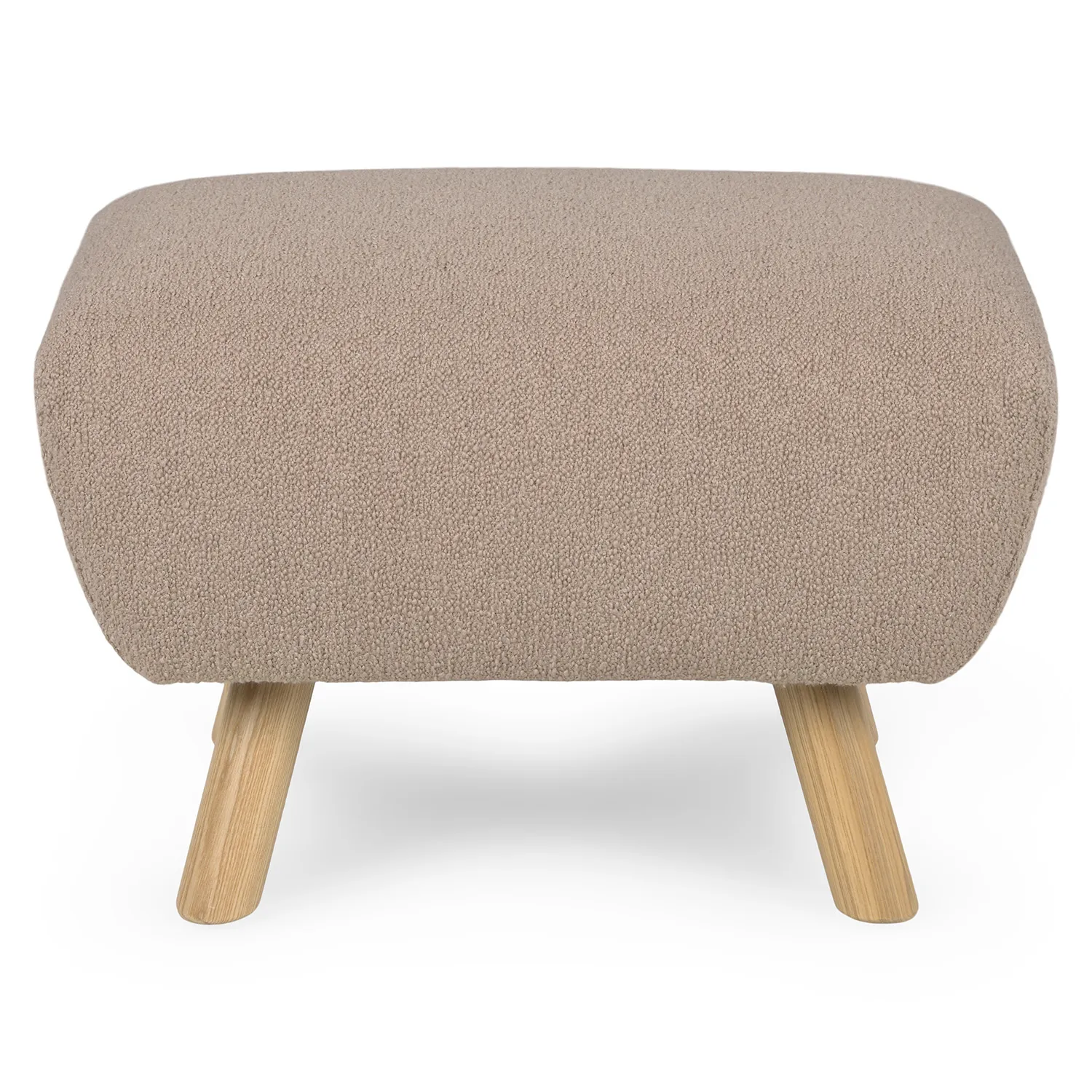 Gabriola 23_ Ottoman - Sandstone Wool Bouclé - Image 4