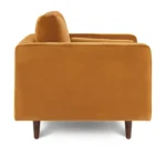 Sven 42_ Tufted Velvet Lounge Chair - Plush Pacific Ginger
