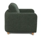 Vati 37_ Lounge Chair - Green Wool Bouclé