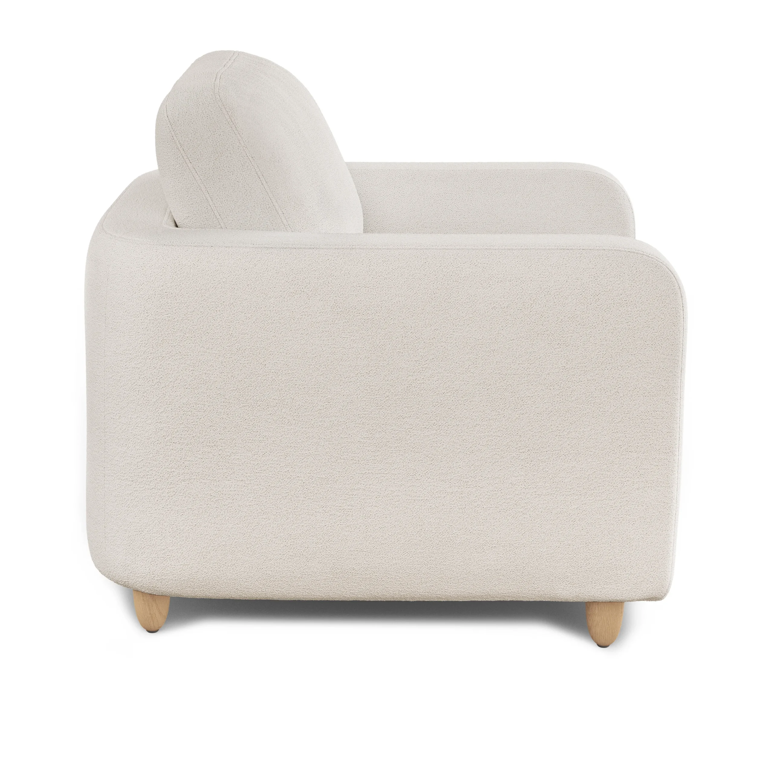 Vati 37_ Lounge Chair - Ivory Wool Bouclé - Image 9