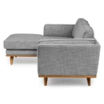 Timber 93_ Left Sectional - Pebble Gray
