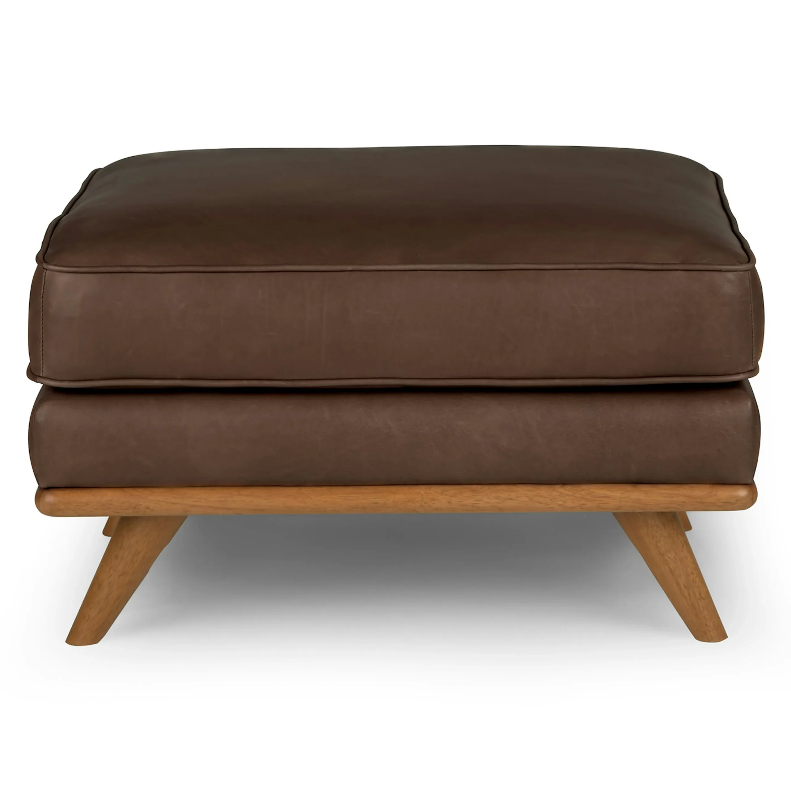 Timber 31_ Leather Ottoman - Charme Chocolat - Image 10