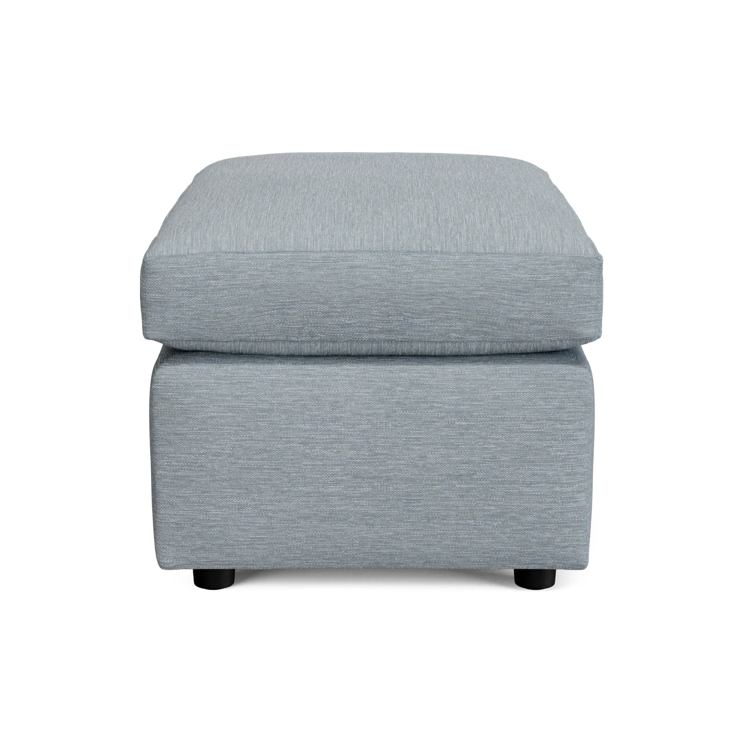 Landry 28_ Ottoman - Silver Light Blue - Image 4