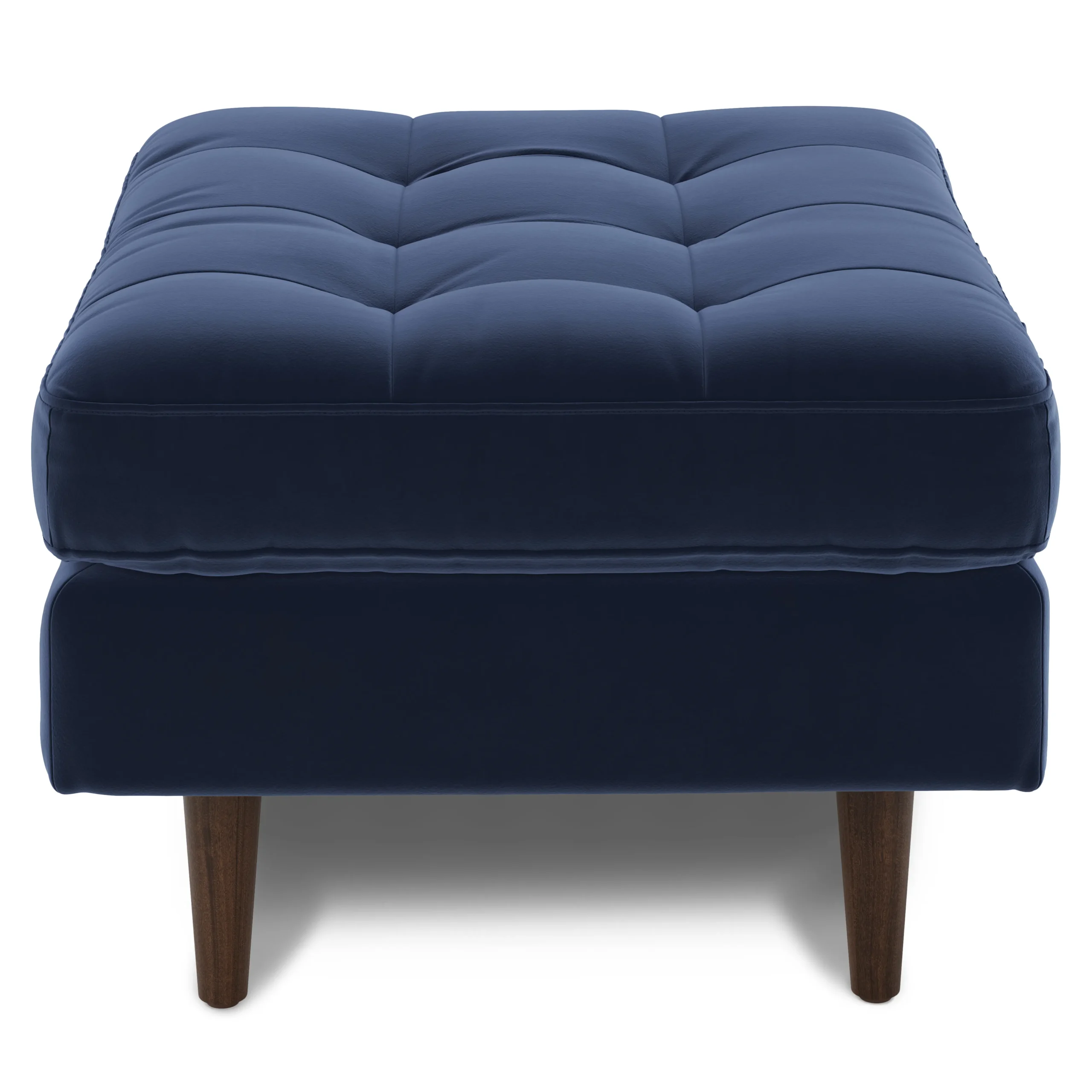 Sven 30_ Velvet Ottoman - Plush Cascadia Blue - Image 8